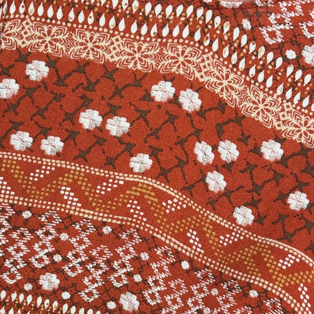Rust Boho Mini Dress - Picture 4 of 4